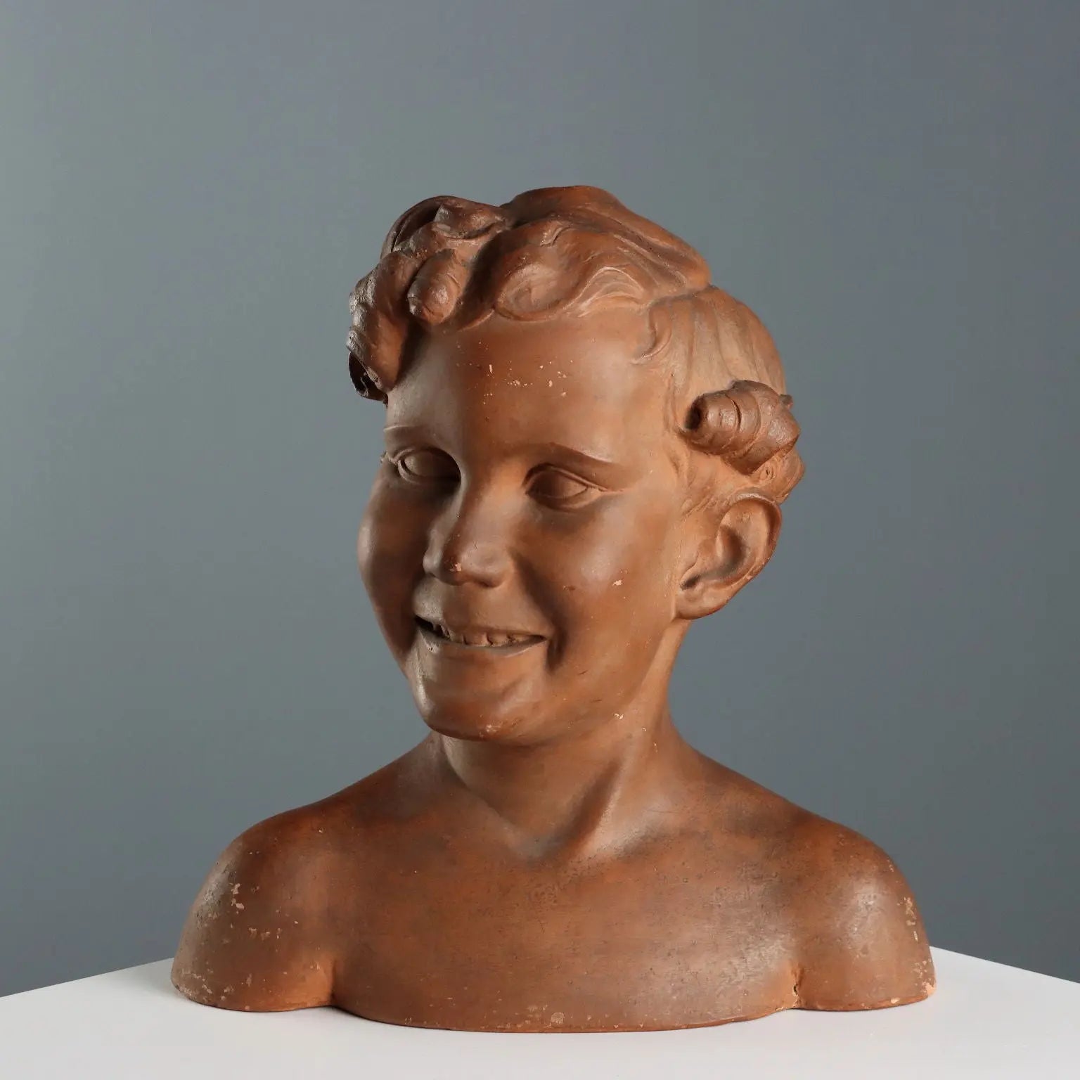 Terracotta Bust of a Boy - Italy 1900s