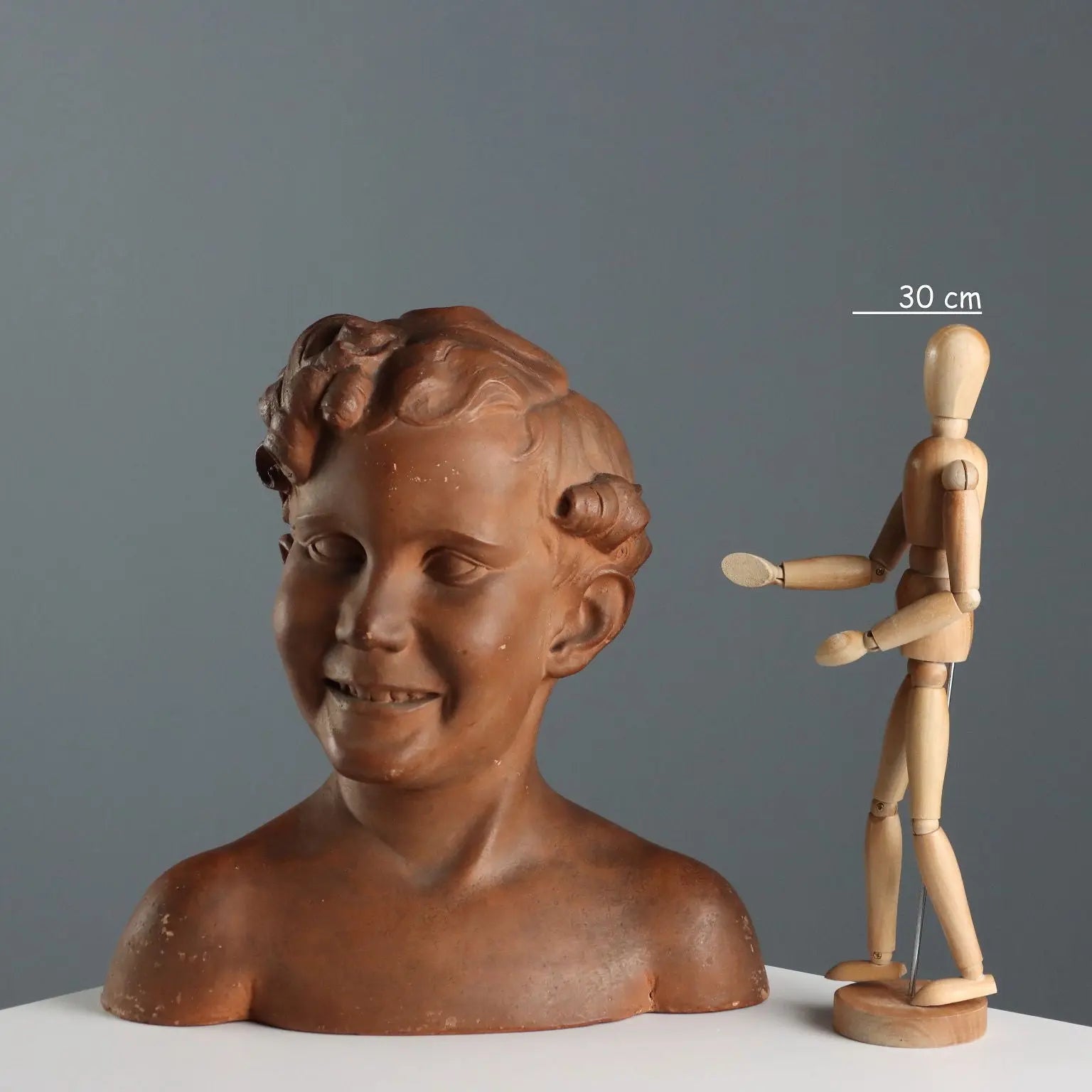 Terracotta Bust of a Boy - Italy 1900s