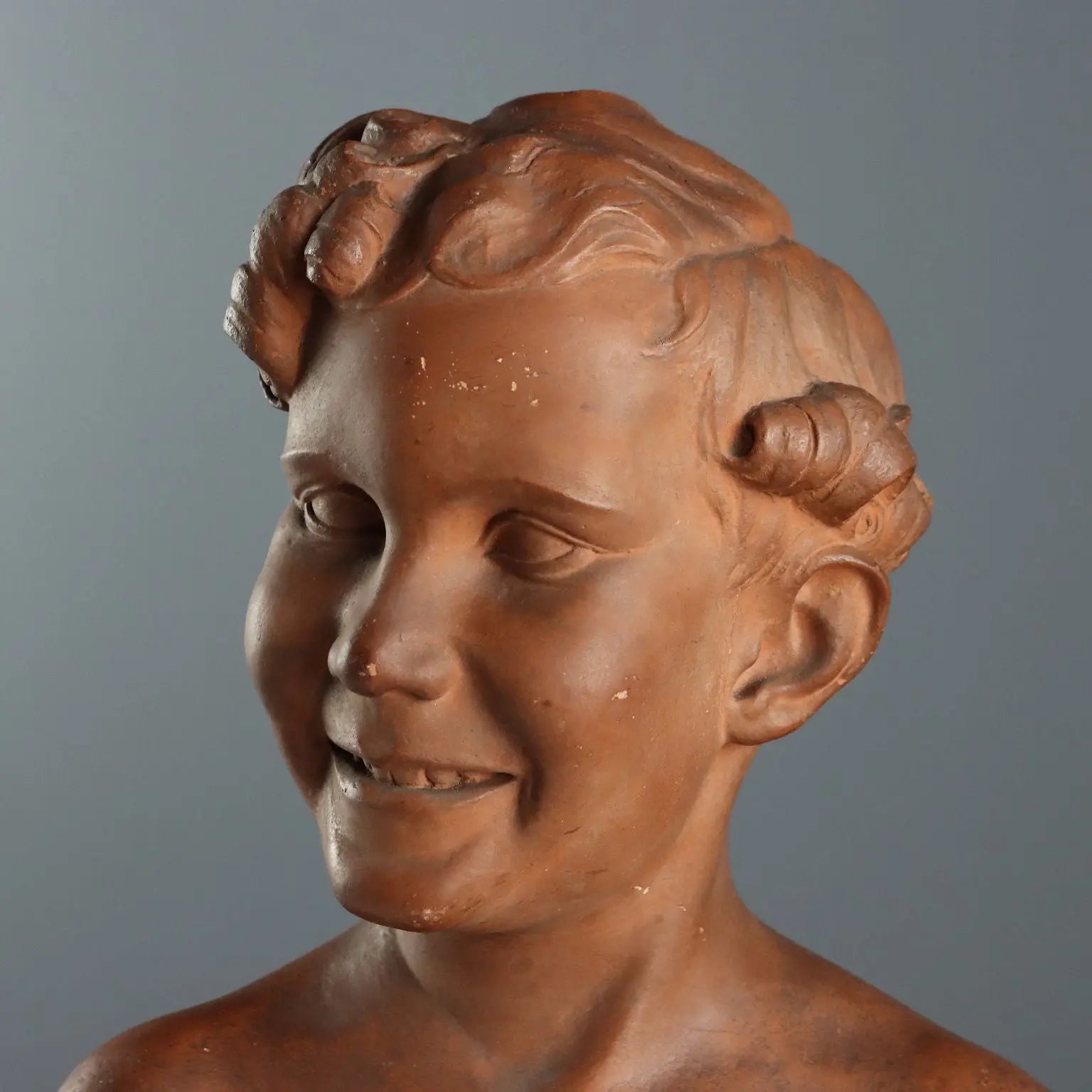 Terracotta Bust of a Boy - Italy 1900s