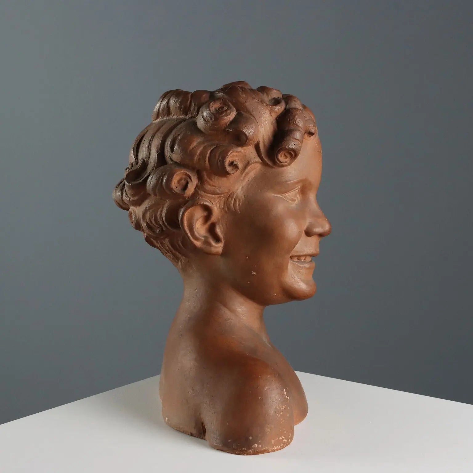 Terracotta Bust of a Boy - Italy 1900s