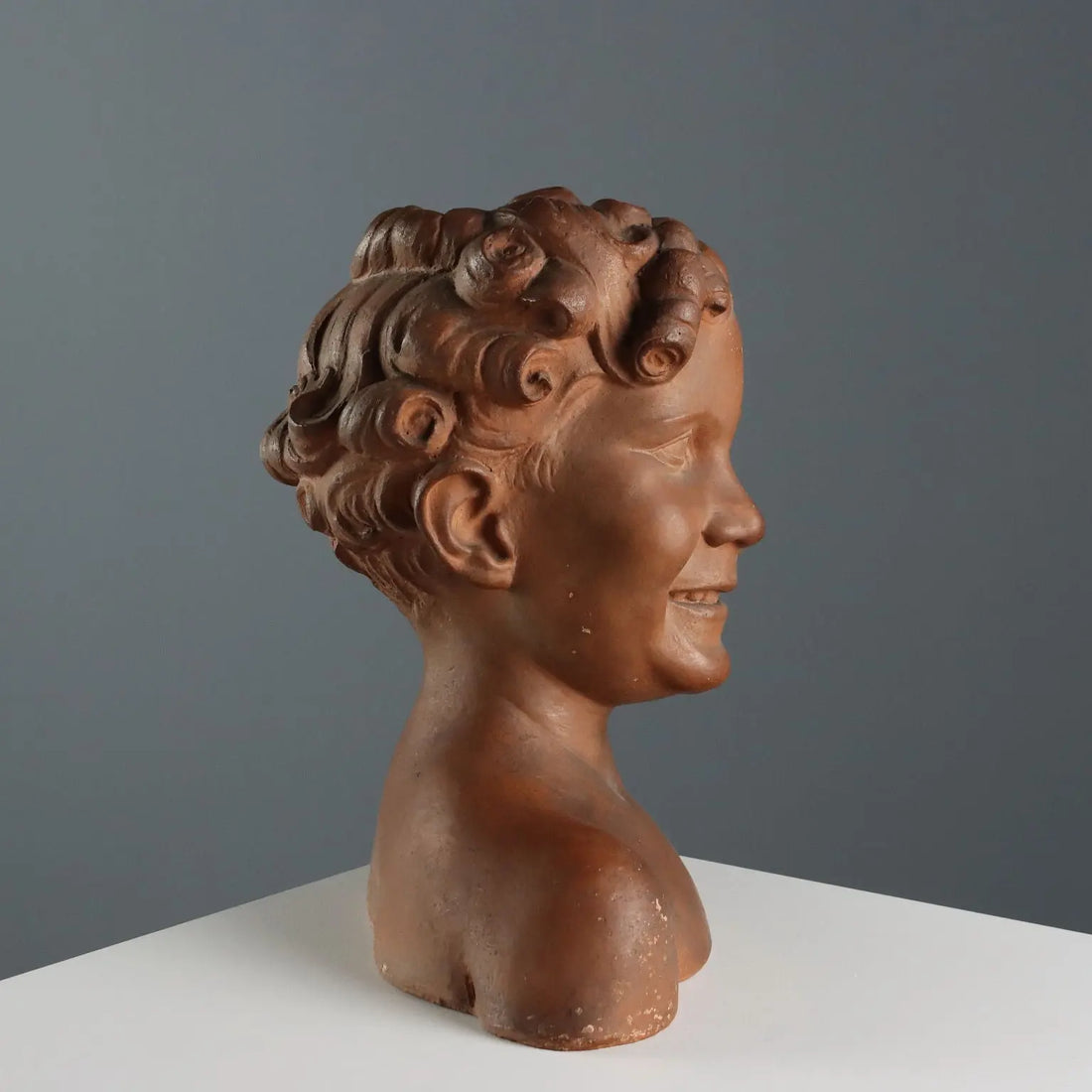 Terracotta Bust of a Boy - Italy 1900s