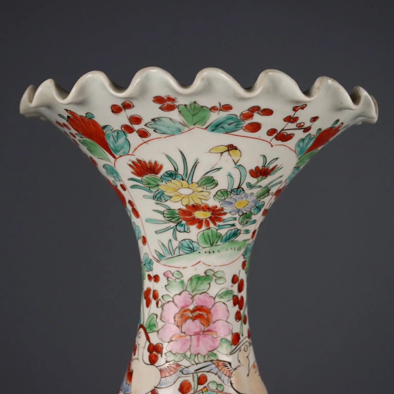 Japanese Trumpet Vases Taisho Era 1910-1920