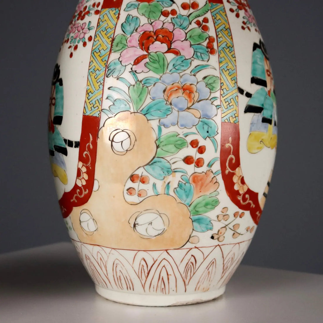 Japanese Trumpet Vases Taisho Era 1910-1920