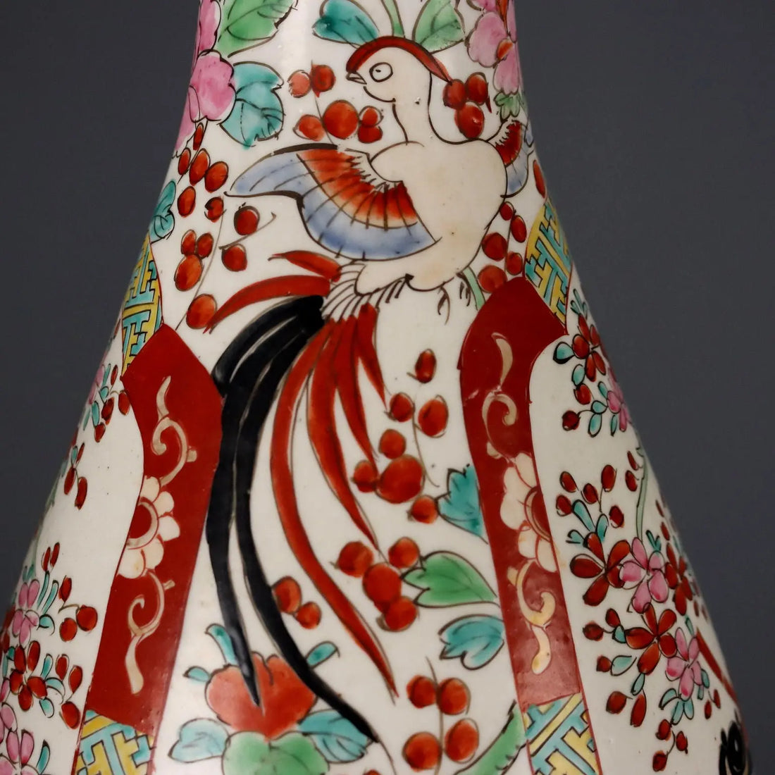 Japanese Trumpet Vases Taisho Era 1910-1920