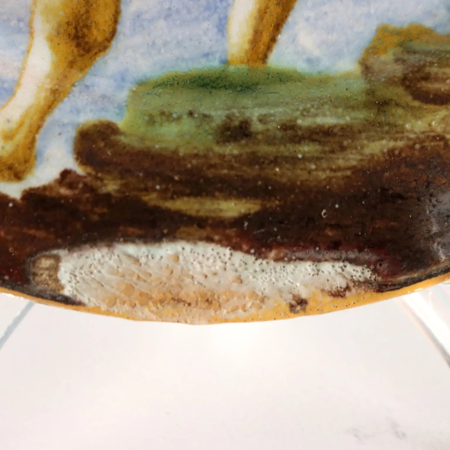 Antique Saucer Majolica Manifattura Castelli d'Abruzzo XIX Century - Italy, Late XIX Century | Antiques | Ceramics Products