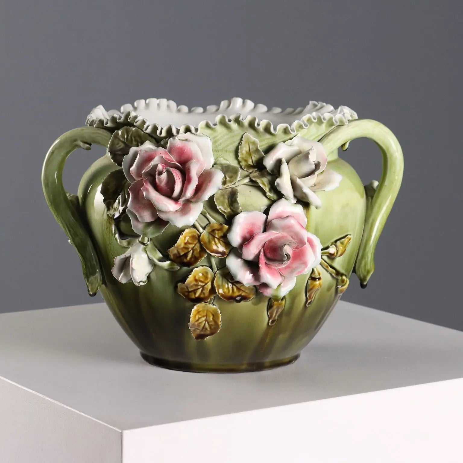 Antique Cache Pot Ceramic Decorations Europe XX Century - Europe, Early XX Century | Antiques | Ceramics Products