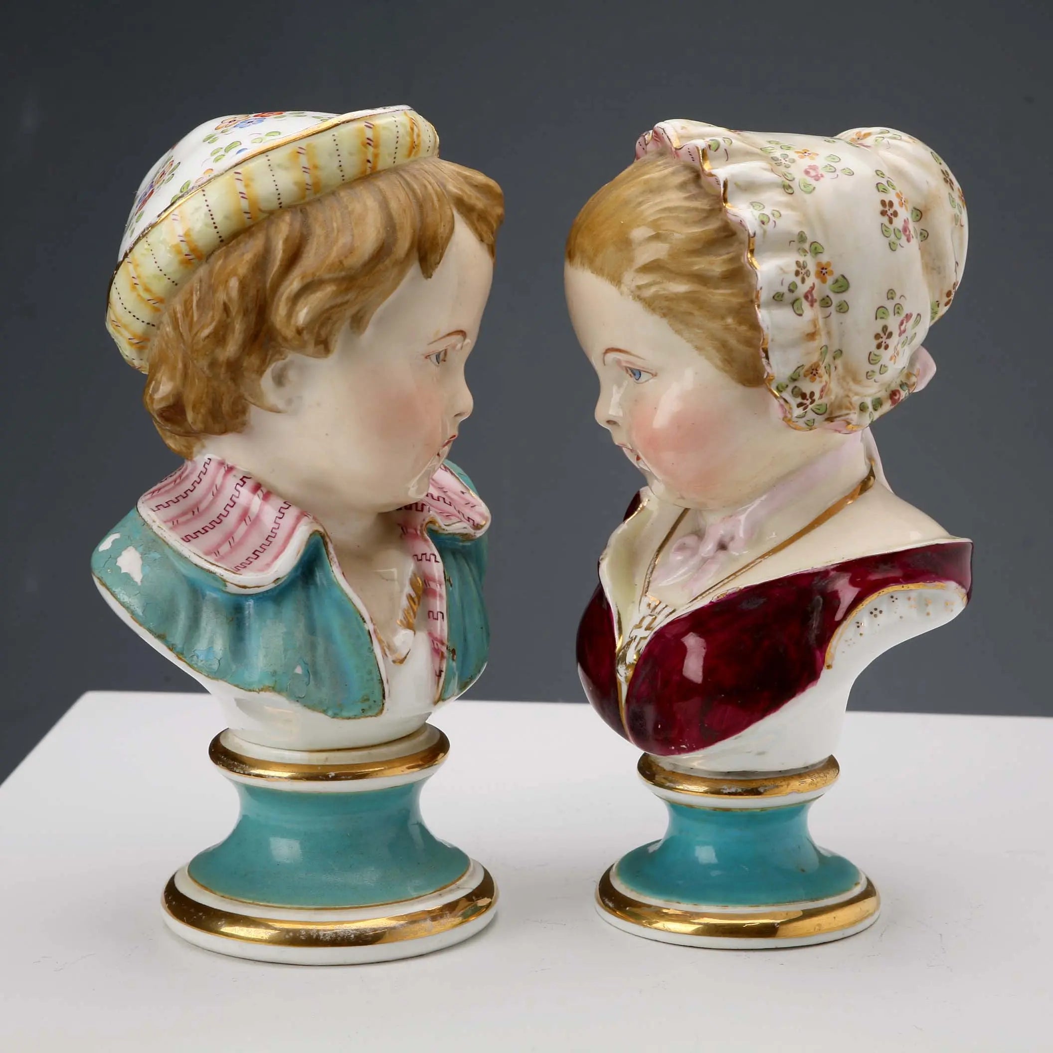 Antique Busts Wallendorf Porcelain Germany XX Century - Germany, Early XX Century | Antiques | Ceramics Products