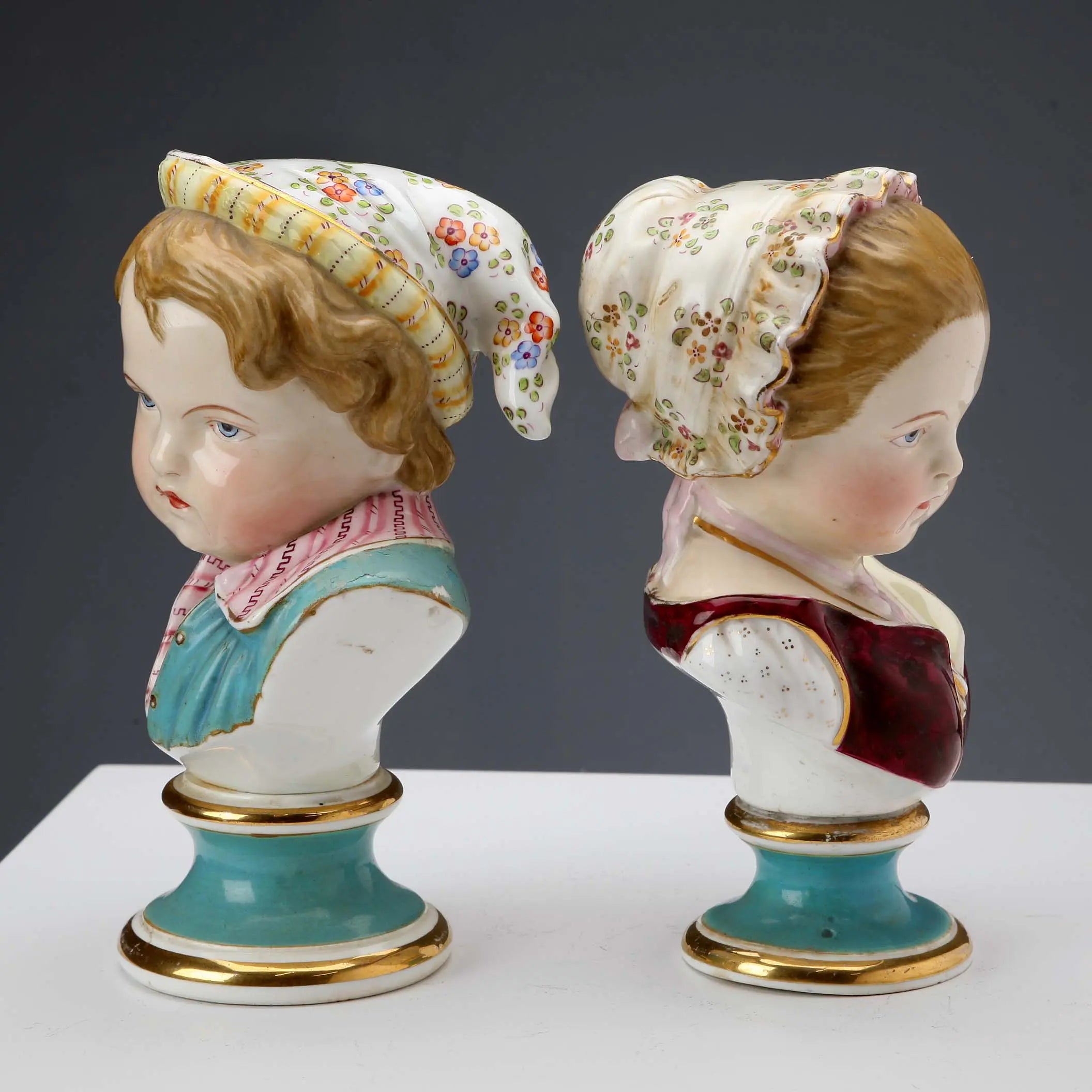 Antique Busts Wallendorf Porcelain Germany XX Century - Germany, Early XX Century | Antiques | Ceramics Products