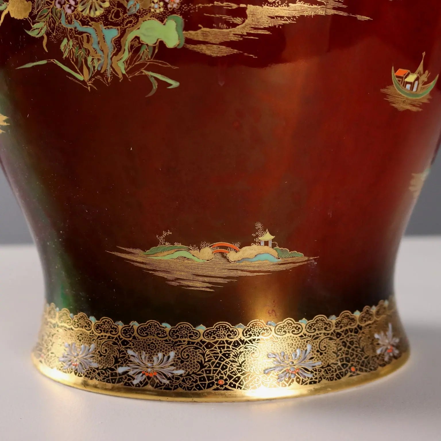 Antique Potiche Vases Ceramic Carlton Ware Decorations XX Century - England, Early XX Century | Antiques | Ceramics Products