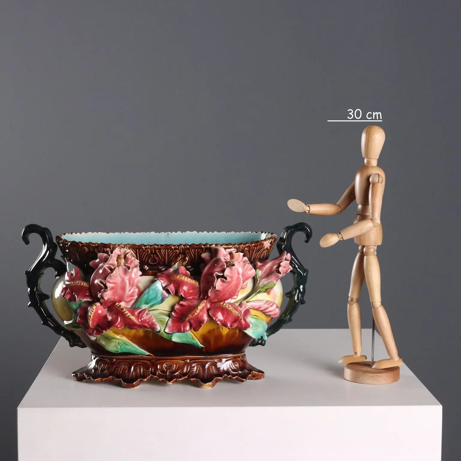Antique Planter Barbotine Ceramic Decorations Europe XX Century - Europe, Early XX Century | Antiques | Ceramics Products