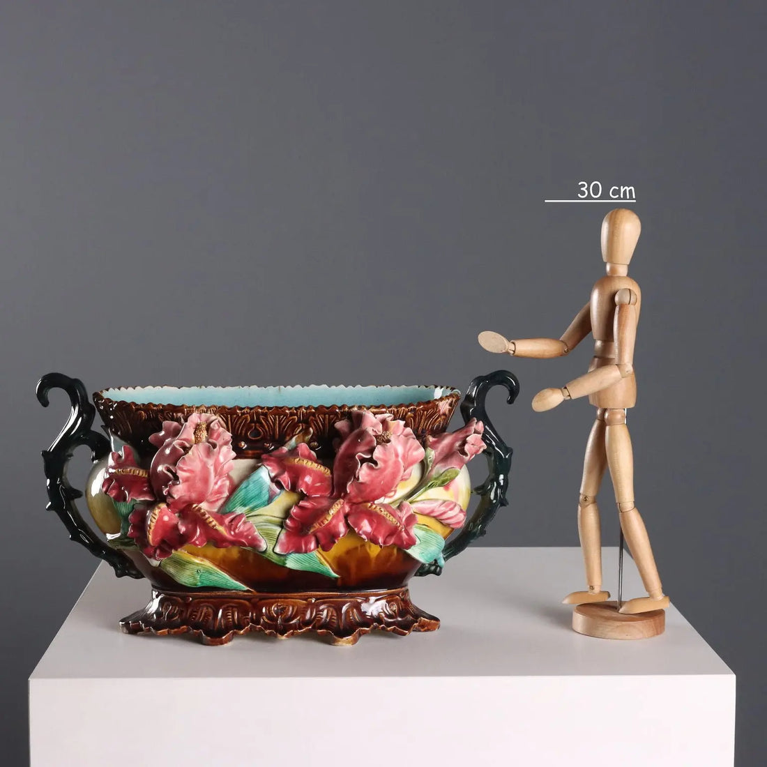 Antique Planter Barbotine Ceramic Decorations Europe XX Century - Europe, Early XX Century | Antiques | Ceramics Products