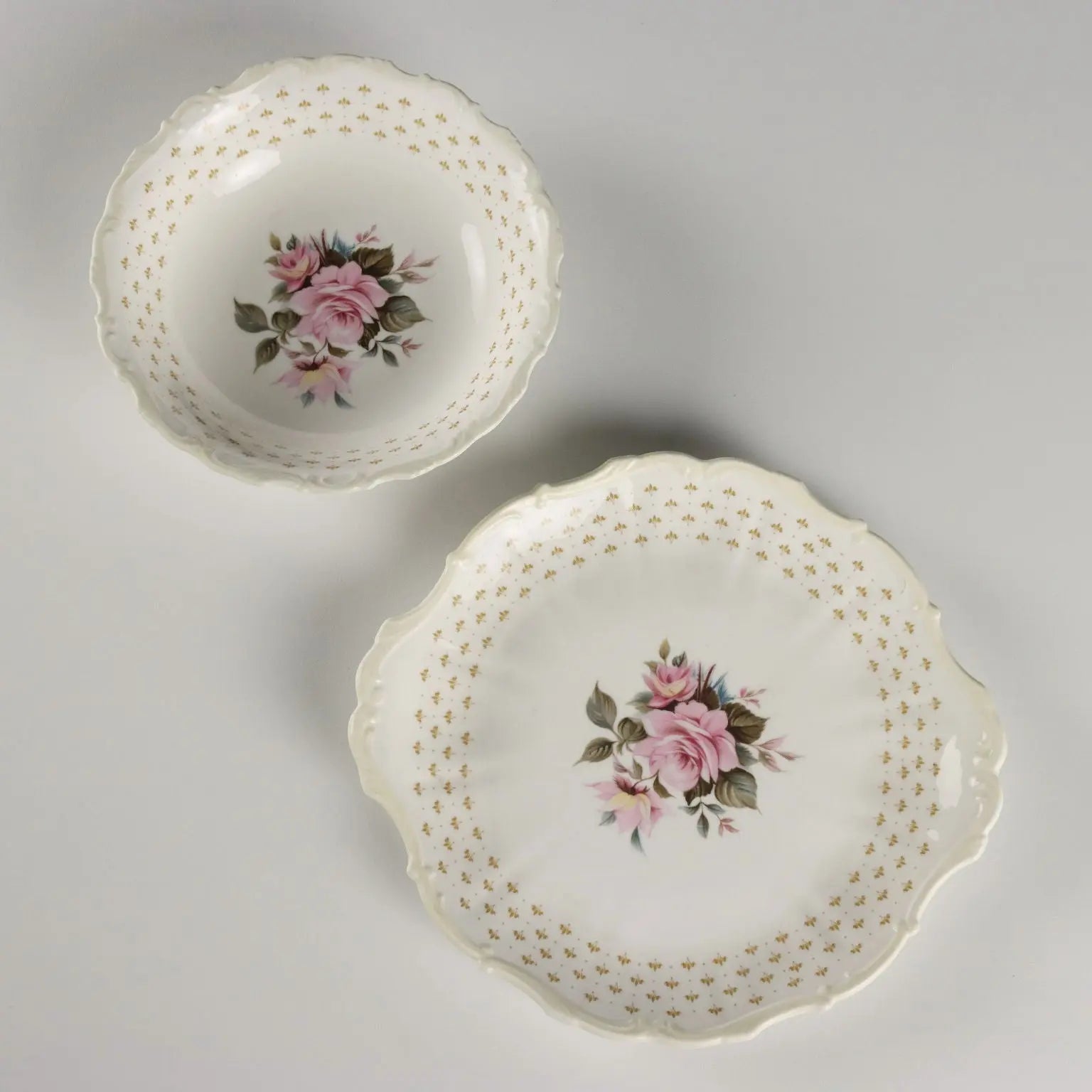 Antique Plate Service Marie Louise Royal Albert England XX Century - England, Second Half XX Century | Antiques | Ceramics Products