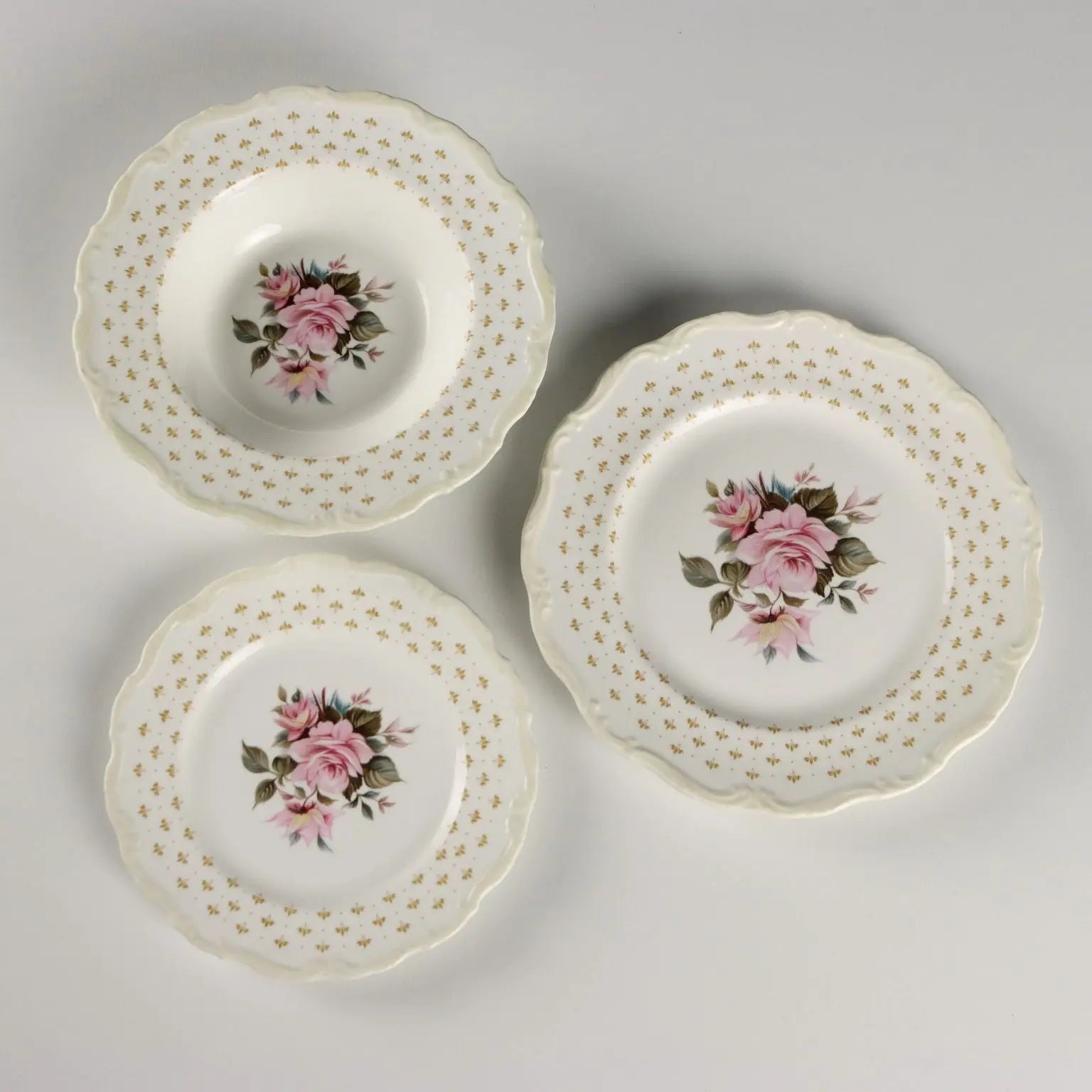 Antique Plate Service Marie Louise Royal Albert England XX Century - England, Second Half XX Century | Antiques | Ceramics Products