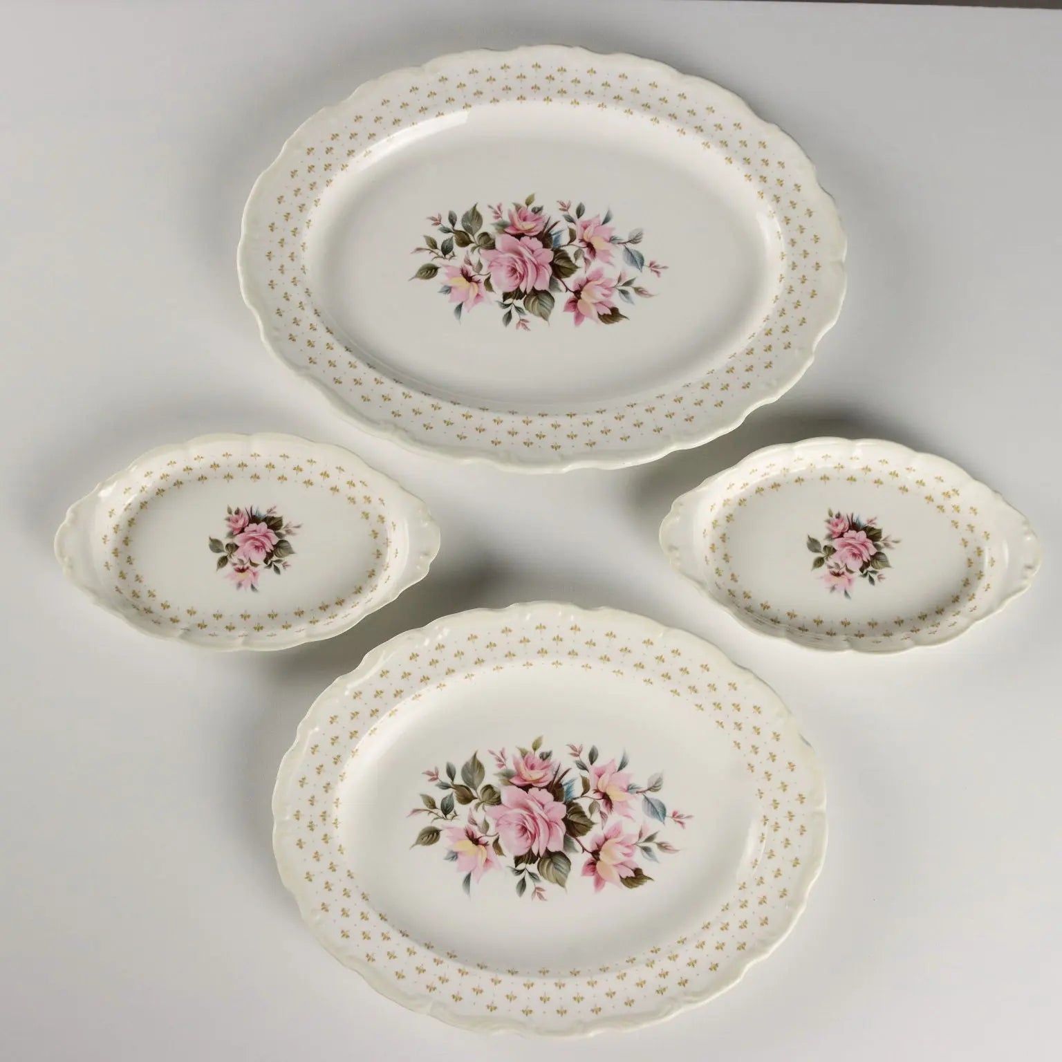 Antique Plate Service Marie Louise Royal Albert England XX Century - England, Second Half XX Century | Antiques | Ceramics Products