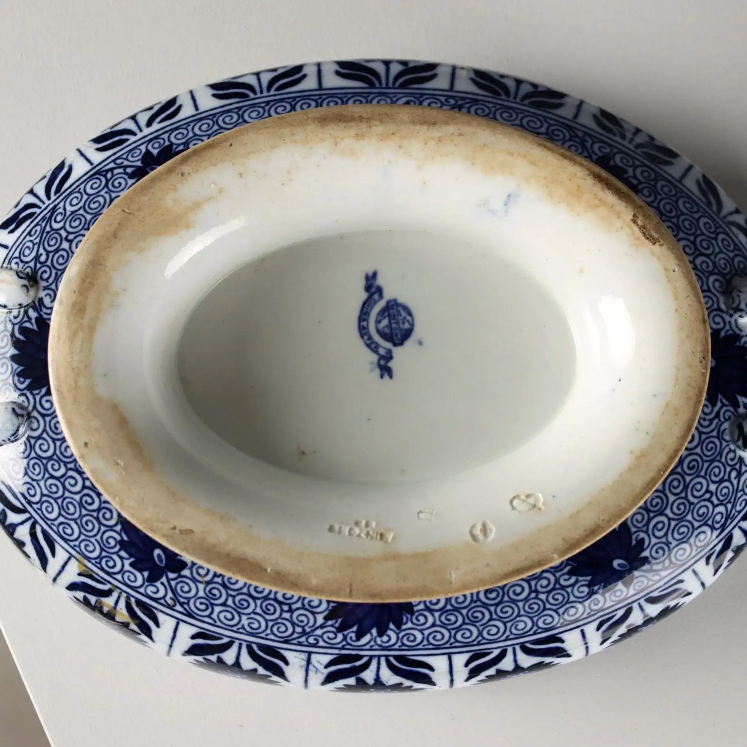 Antique Vegetable Bowl Porcelain Minton Manufacture England '800 - England, Late XIX Century | Antiques | Ceramics Products
