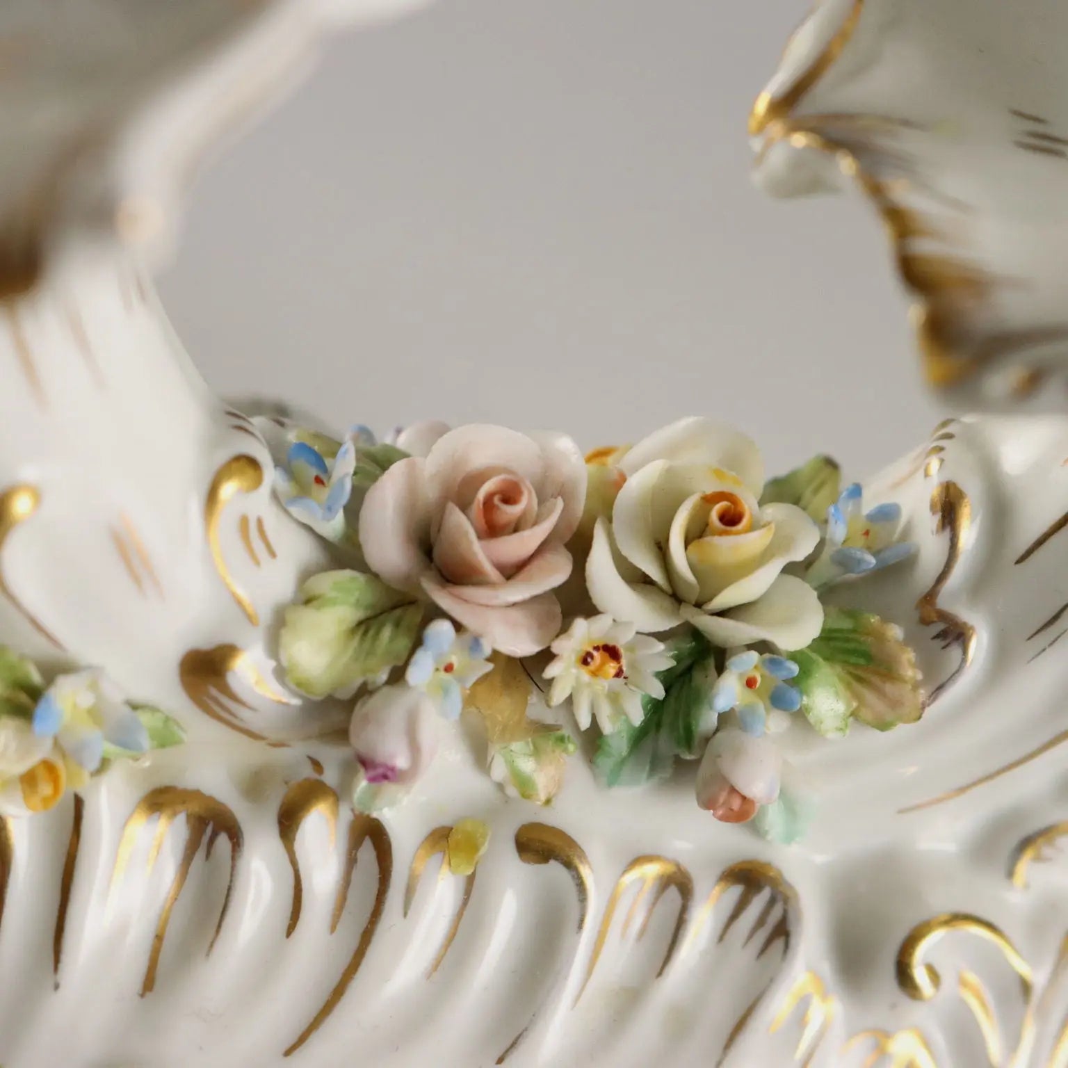 Antique Candle-Holders Porcelain Capodimonte XX Century - Italy, Early XX Century | Antiques | Ceramics Products