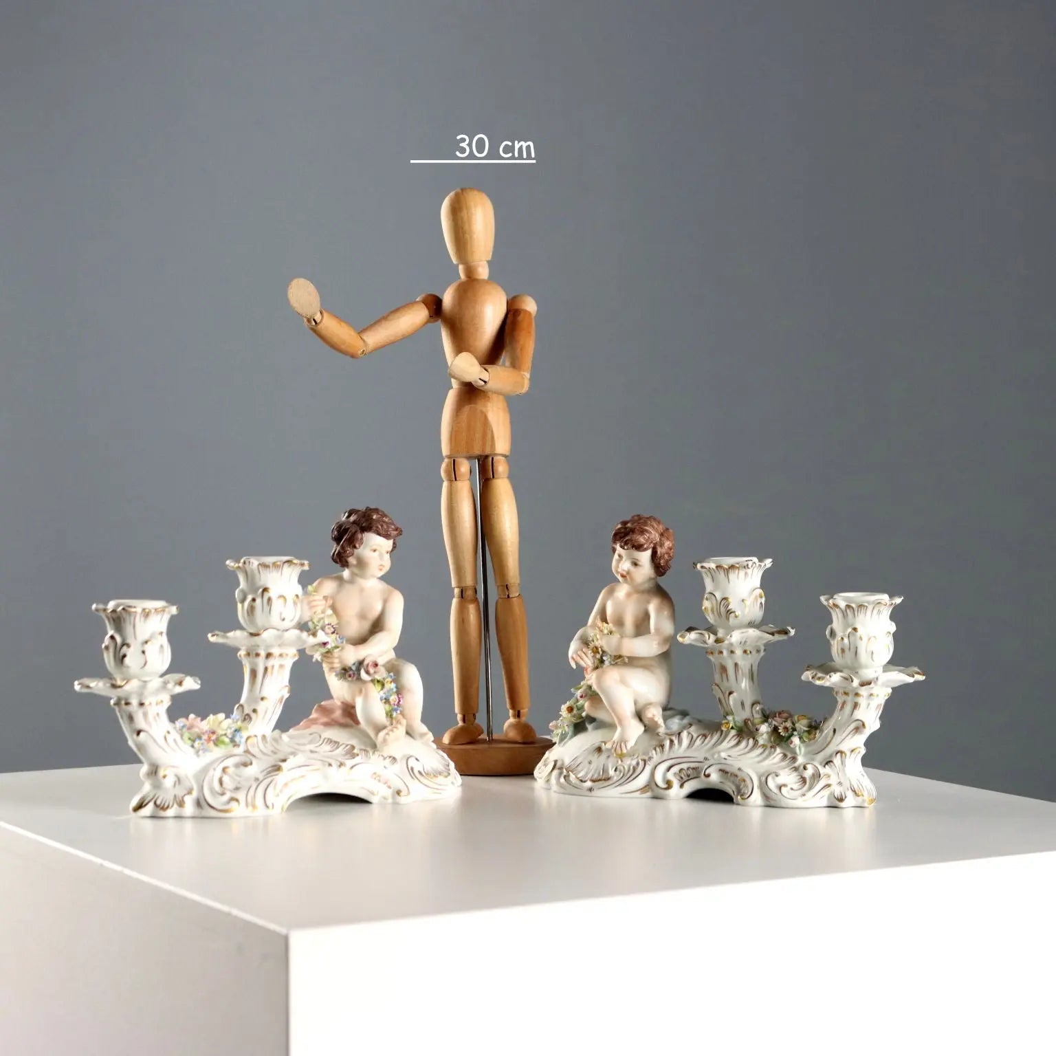 Antique Candle-Holders Porcelain Capodimonte XX Century - Italy, Early XX Century | Antiques | Ceramics Products