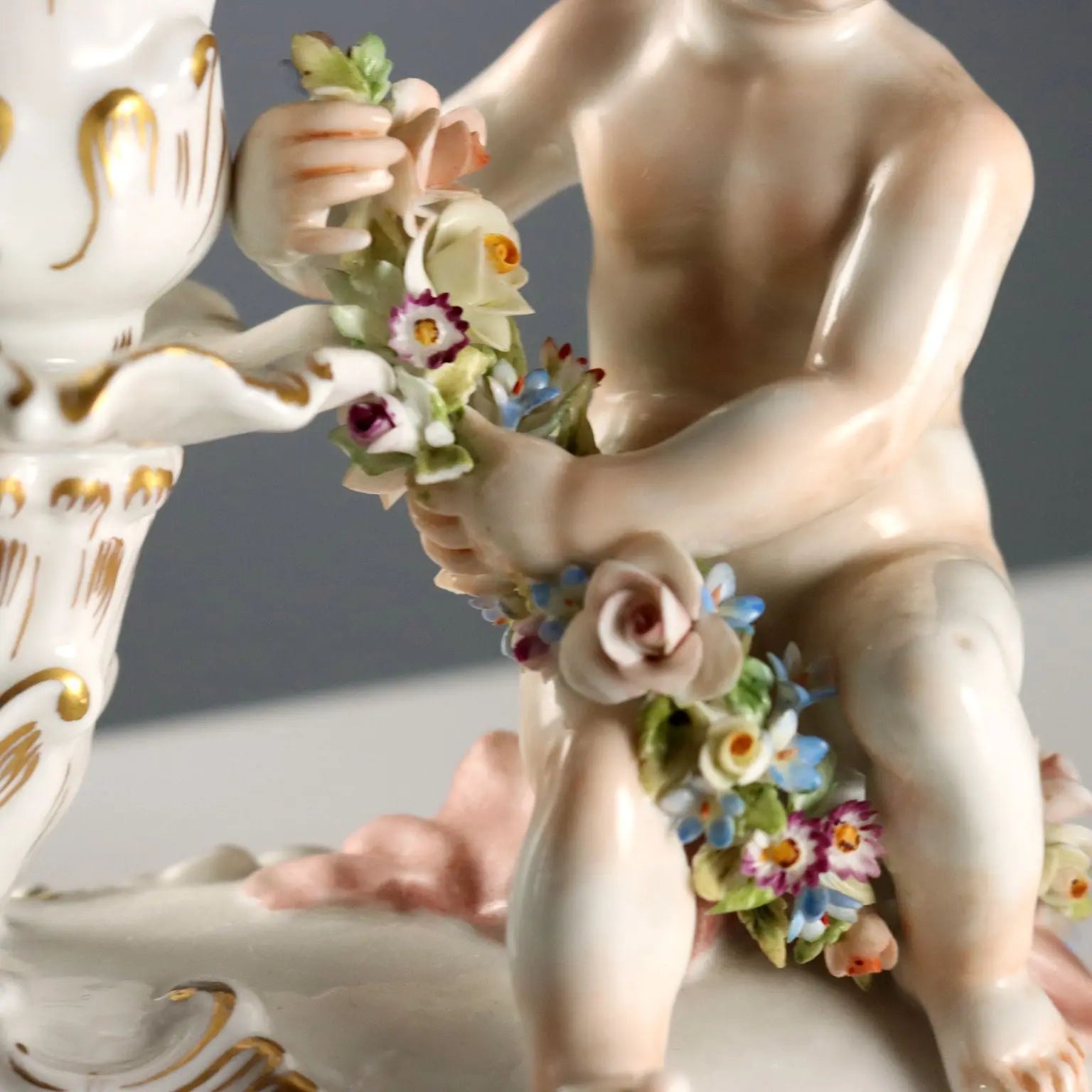 Antique Candle-Holders Porcelain Capodimonte XX Century - Italy, Early XX Century | Antiques | Ceramics Products