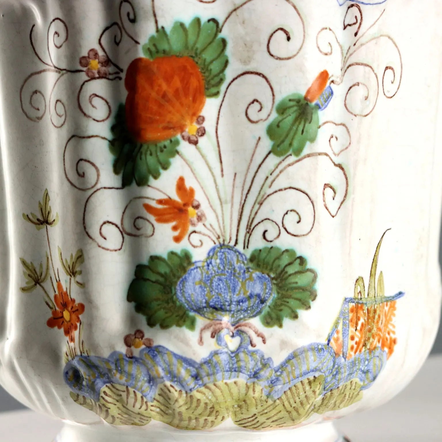 Antique Majolica Cooler Manifattura di Faenza Italy XIX Century - Italy, XIX Century | Antiques | Ceramics Products
