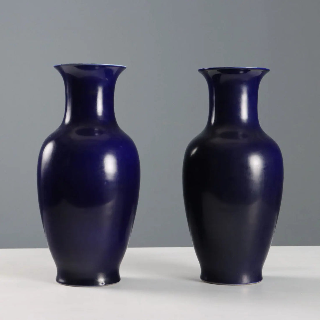 Antique Vases Dark Blue Porcelain China XX Century - China, Early XX Century | Antiques | Ceramics Products