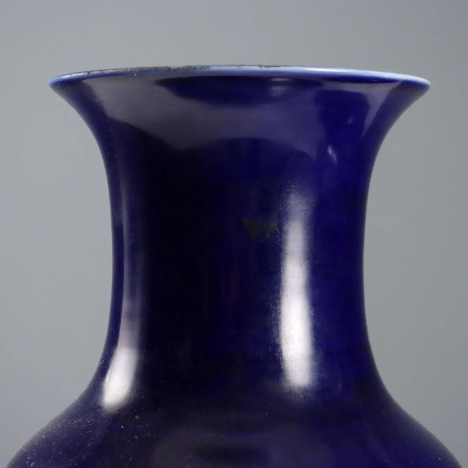 Antique Vases Dark Blue Porcelain China XX Century - China, Early XX Century | Antiques | Ceramics Products