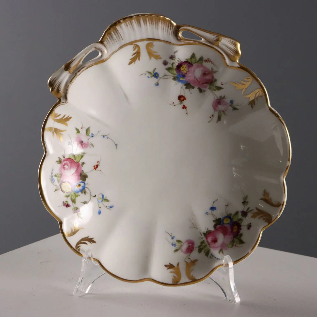 Antique Saucers Parisian Porcelain Decorations France 1860-1880 - France, 1860-1880 | Antiques | Ceramics Products