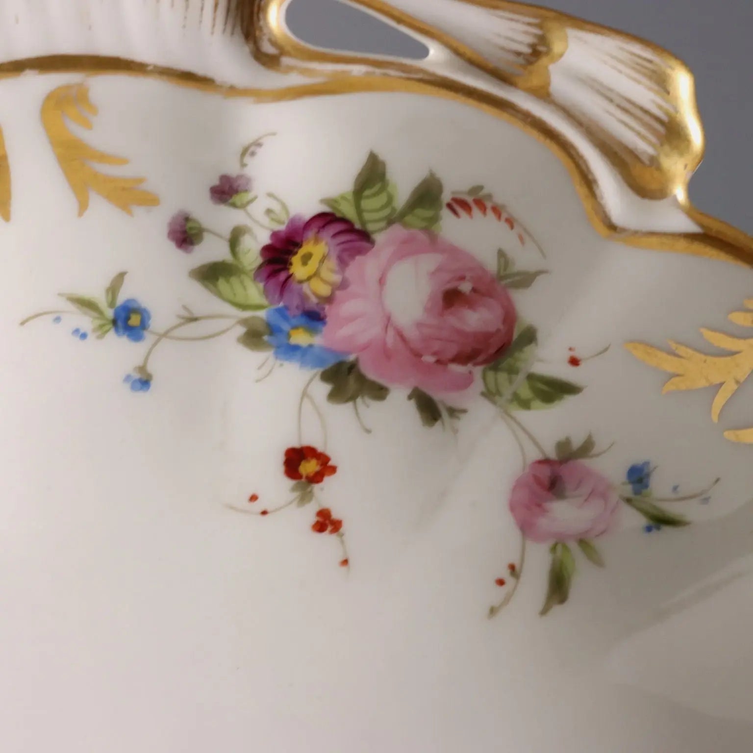 Antique Saucers Parisian Porcelain Decorations France 1860-1880 - France, 1860-1880 | Antiques | Ceramics Products