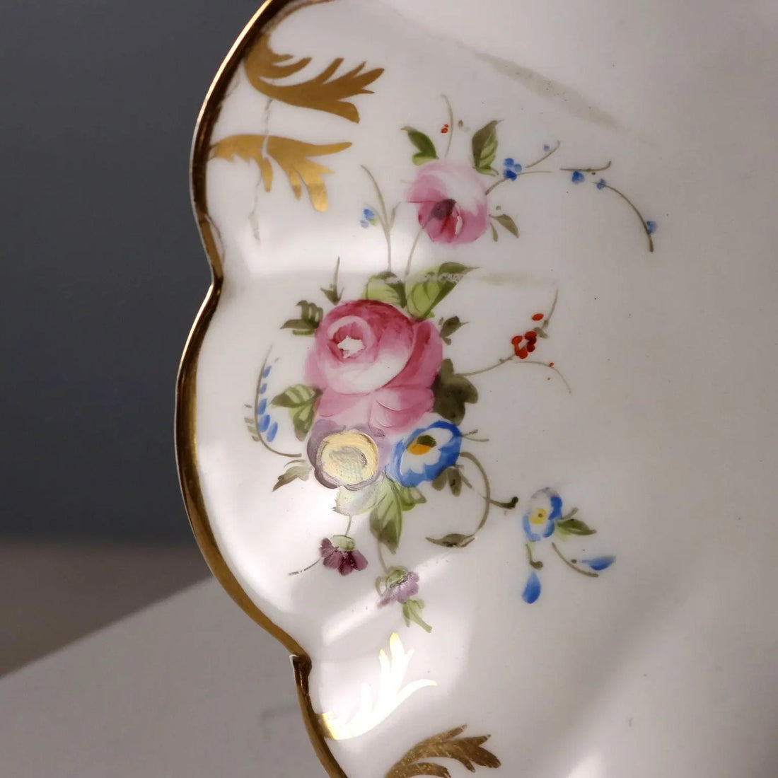 Antique Saucers Parisian Porcelain Decorations France 1860-1880 - France, 1860-1880 | Antiques | Ceramics Products