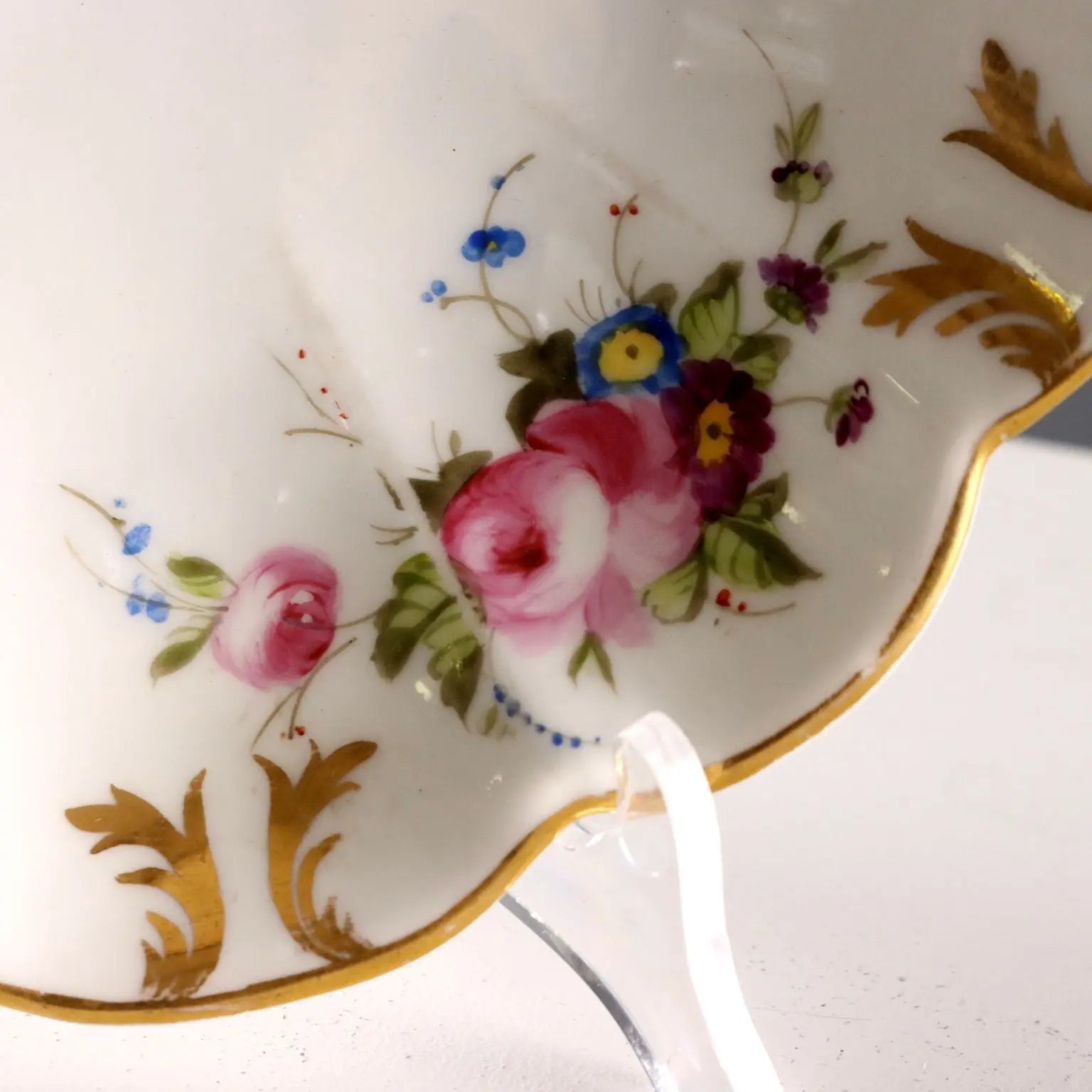 Antique Saucers Parisian Porcelain Decorations France 1860-1880 - France, 1860-1880 | Antiques | Ceramics Products