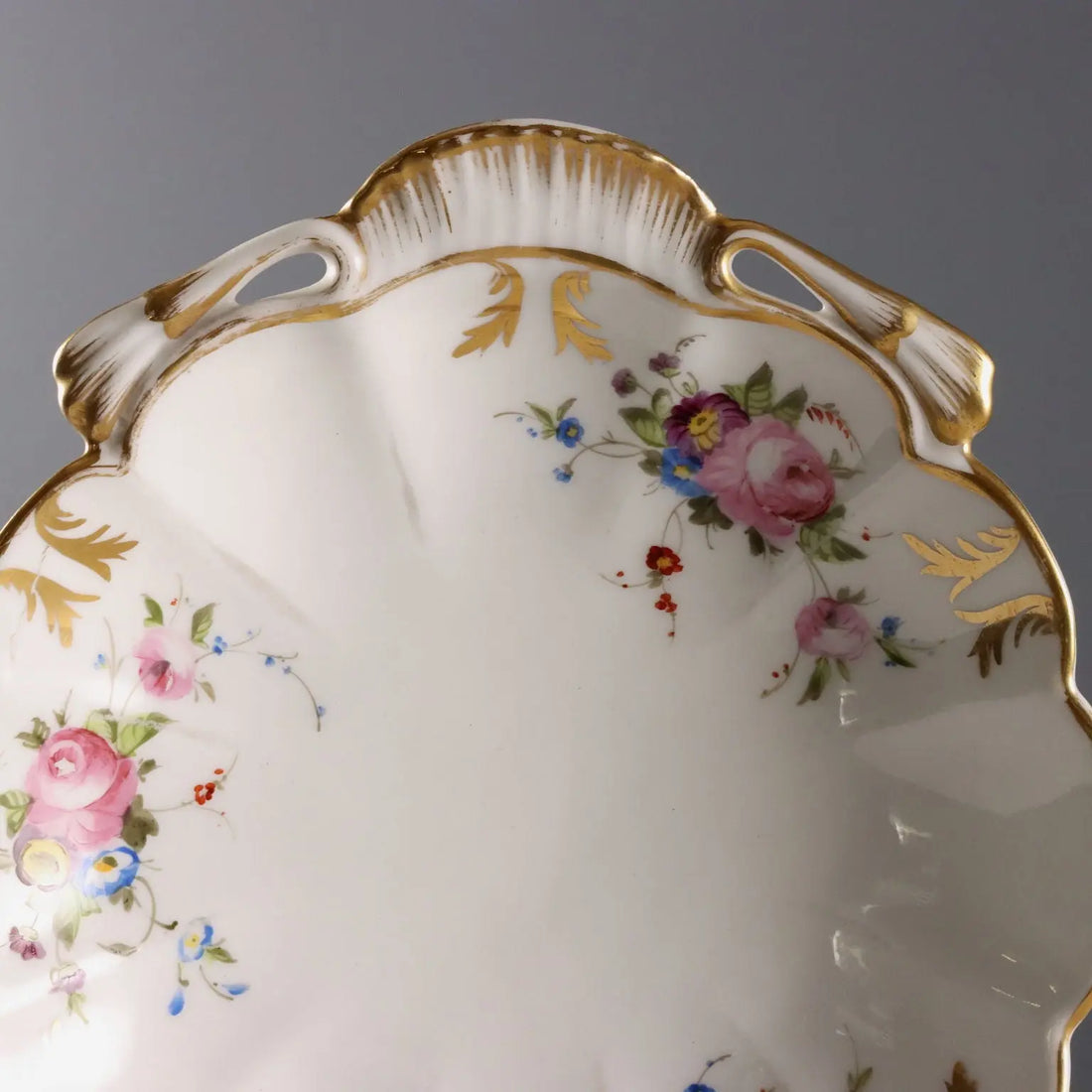 Antique Saucers Parisian Porcelain Decorations France 1860-1880 - France, 1860-1880 | Antiques | Ceramics Products