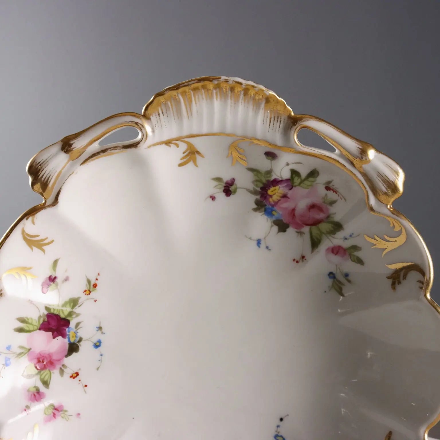 Antique Saucers Parisian Porcelain Decorations France 1860-1880 - France, 1860-1880 | Antiques | Ceramics Products
