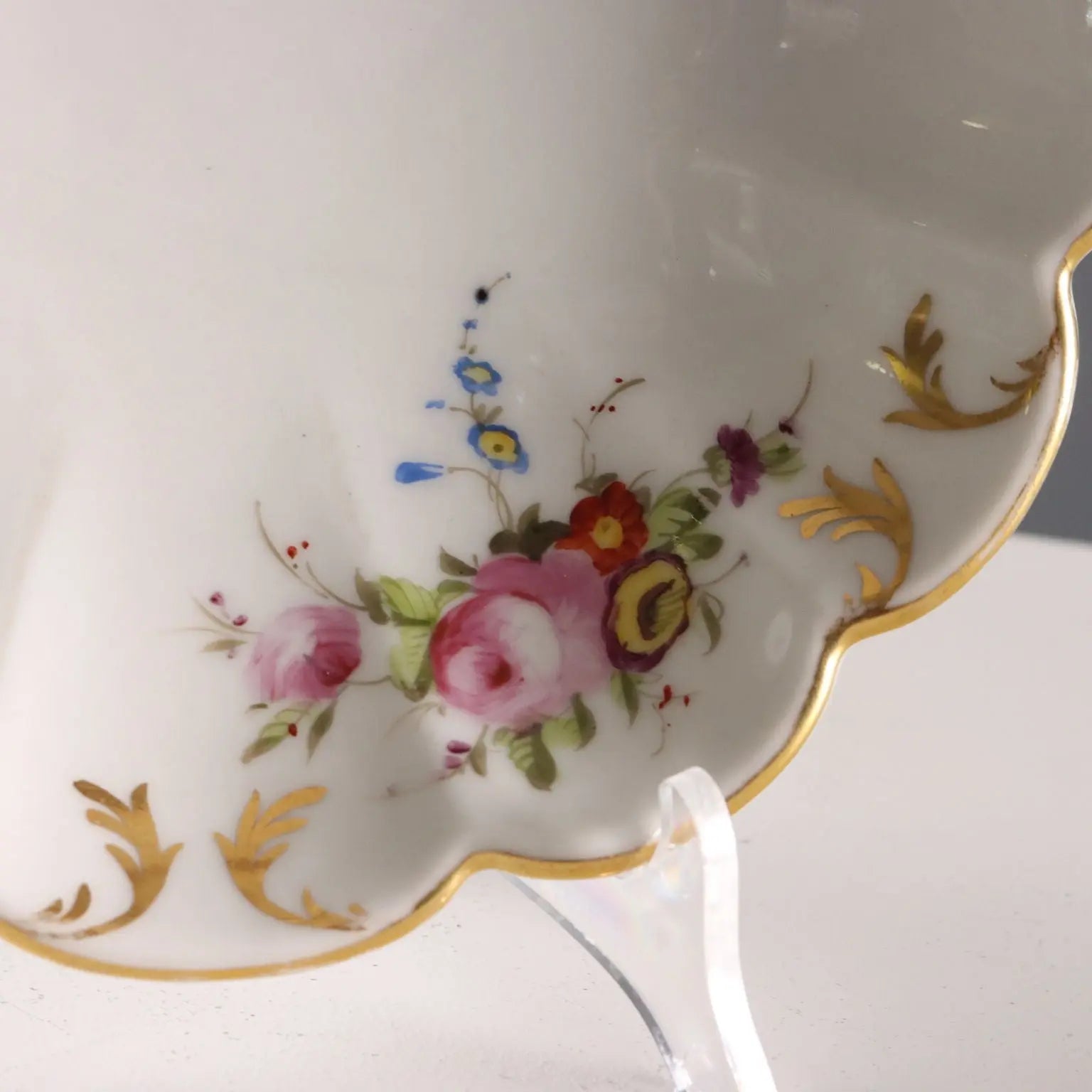 Antique Saucers Parisian Porcelain Decorations France 1860-1880 - France, 1860-1880 | Antiques | Ceramics Products