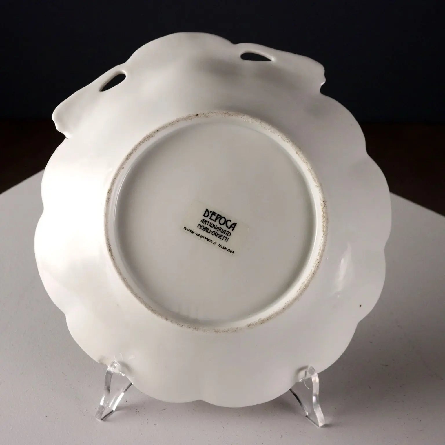 Antique Saucers Parisian Porcelain Decorations France 1860-1880 - France, 1860-1880 | Antiques | Ceramics Products