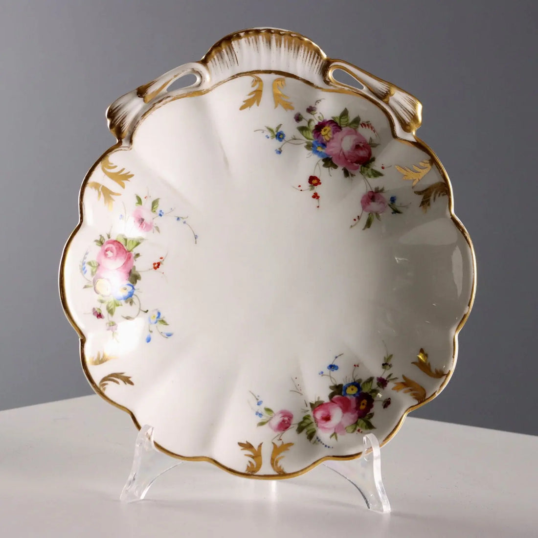 Antique Saucers Parisian Porcelain Decorations France 1860-1880 - France, 1860-1880 | Antiques | Ceramics Products