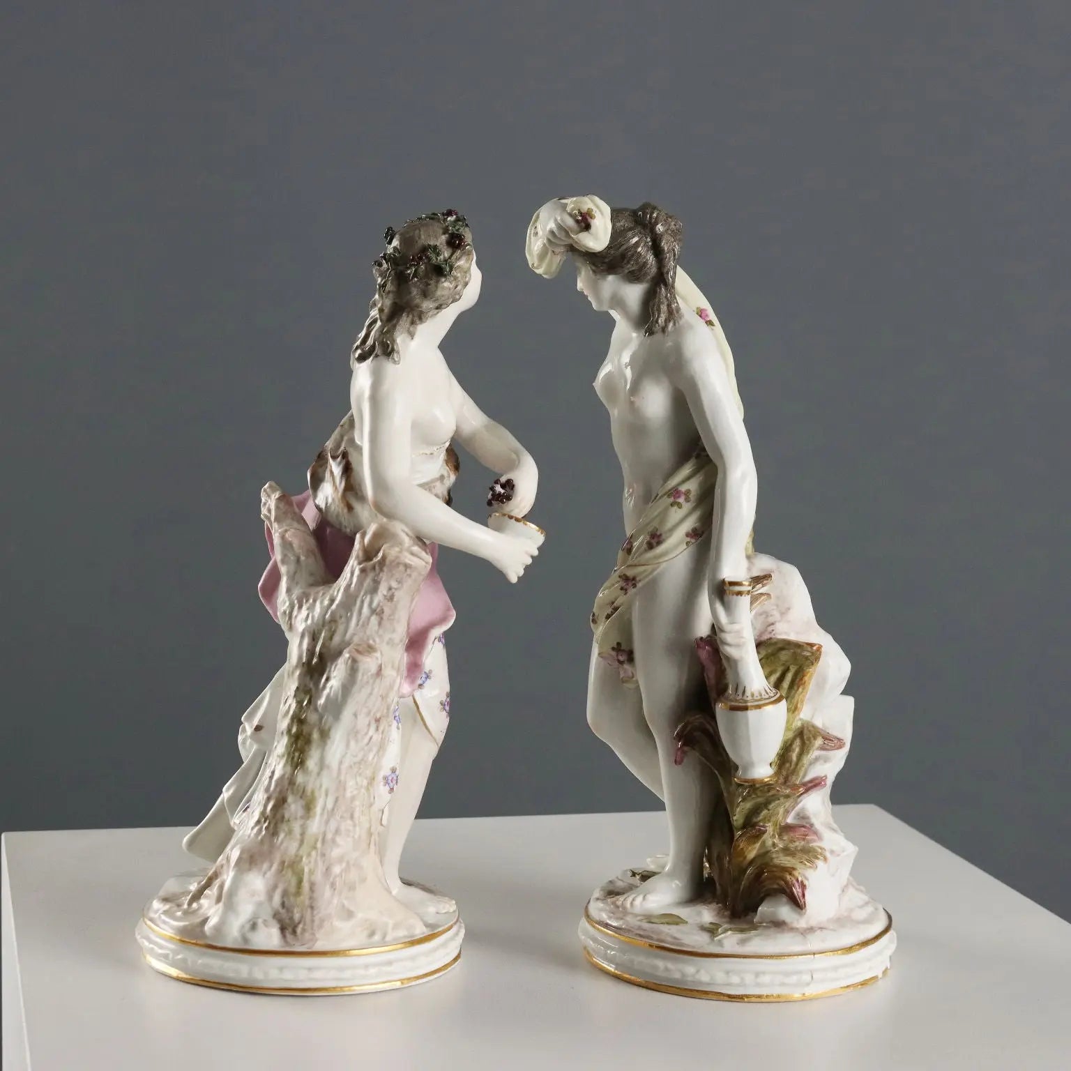 Antique Figurines Porcelain Edmé Samson Paris France XIX Century - France, Late XIX Century | Antiques | Ceramics Products