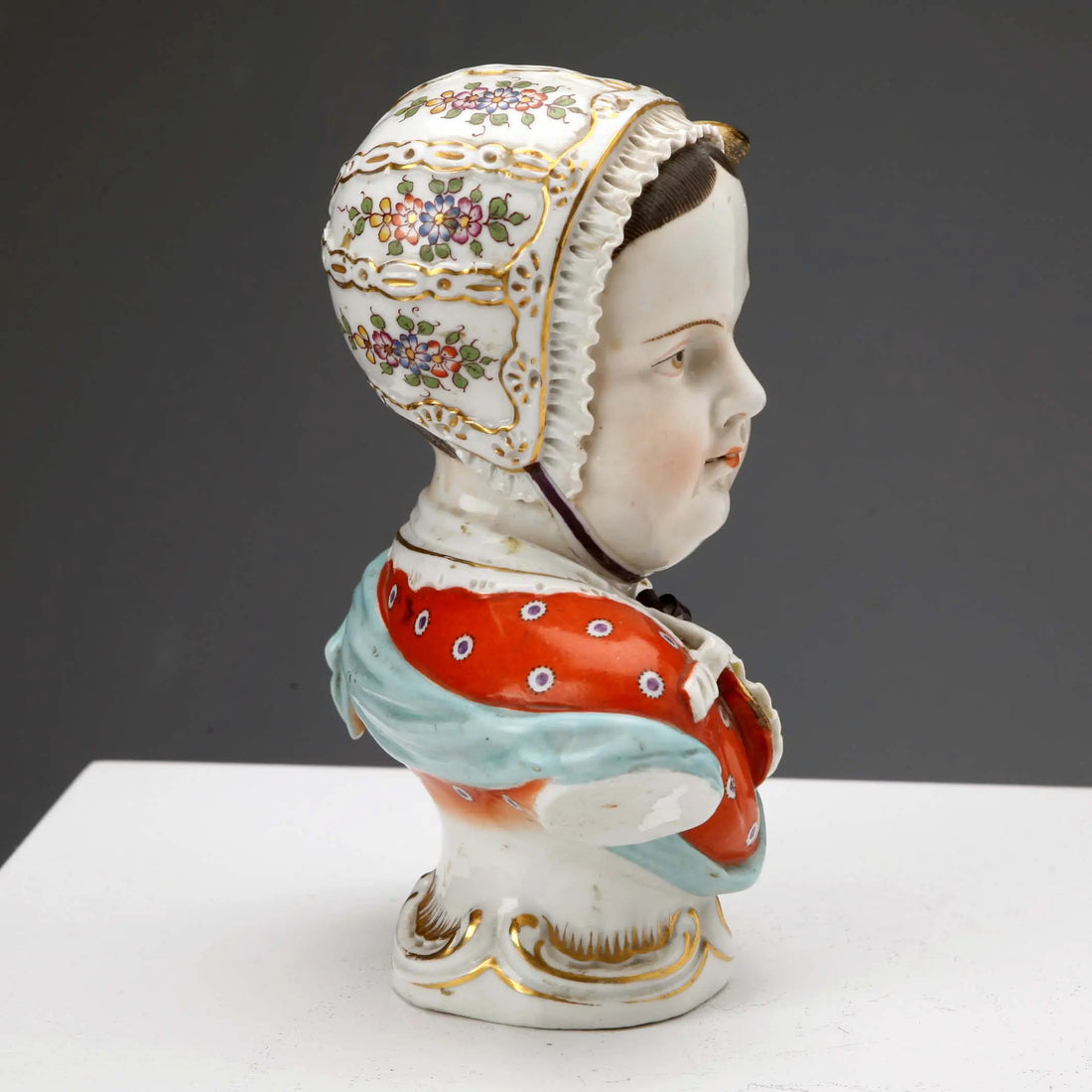 Antique Half-Bust Porcelain of Chelsea XIX Century - England, XIX Century | Antiques | Ceramics Products