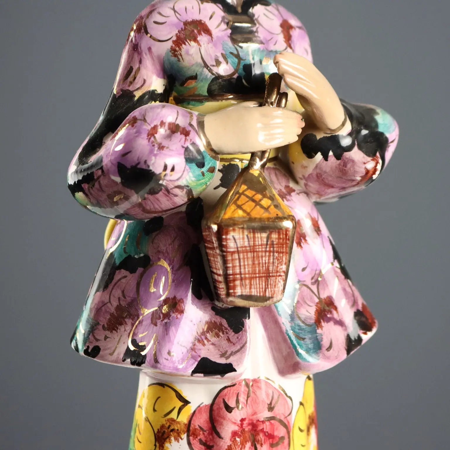 Vintage Figurines Painted Ceramic Man. Artenova Italy 1950s - Italy, 1950s | Antiques | Ceramics Products