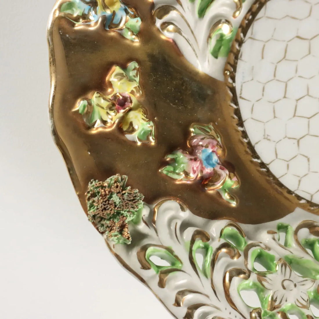 Vintage Vases with Plate Capodimonte's Manufacture Italy 1950s-60s - Italy, 1950s-1960s | Antiques | Ceramics Products