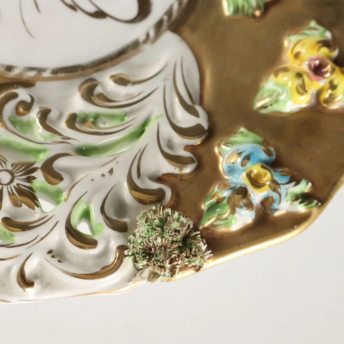 Vintage Vases with Plate Capodimonte's Manufacture Italy 1950s-60s - Italy, 1950s-1960s | Antiques | Ceramics Products