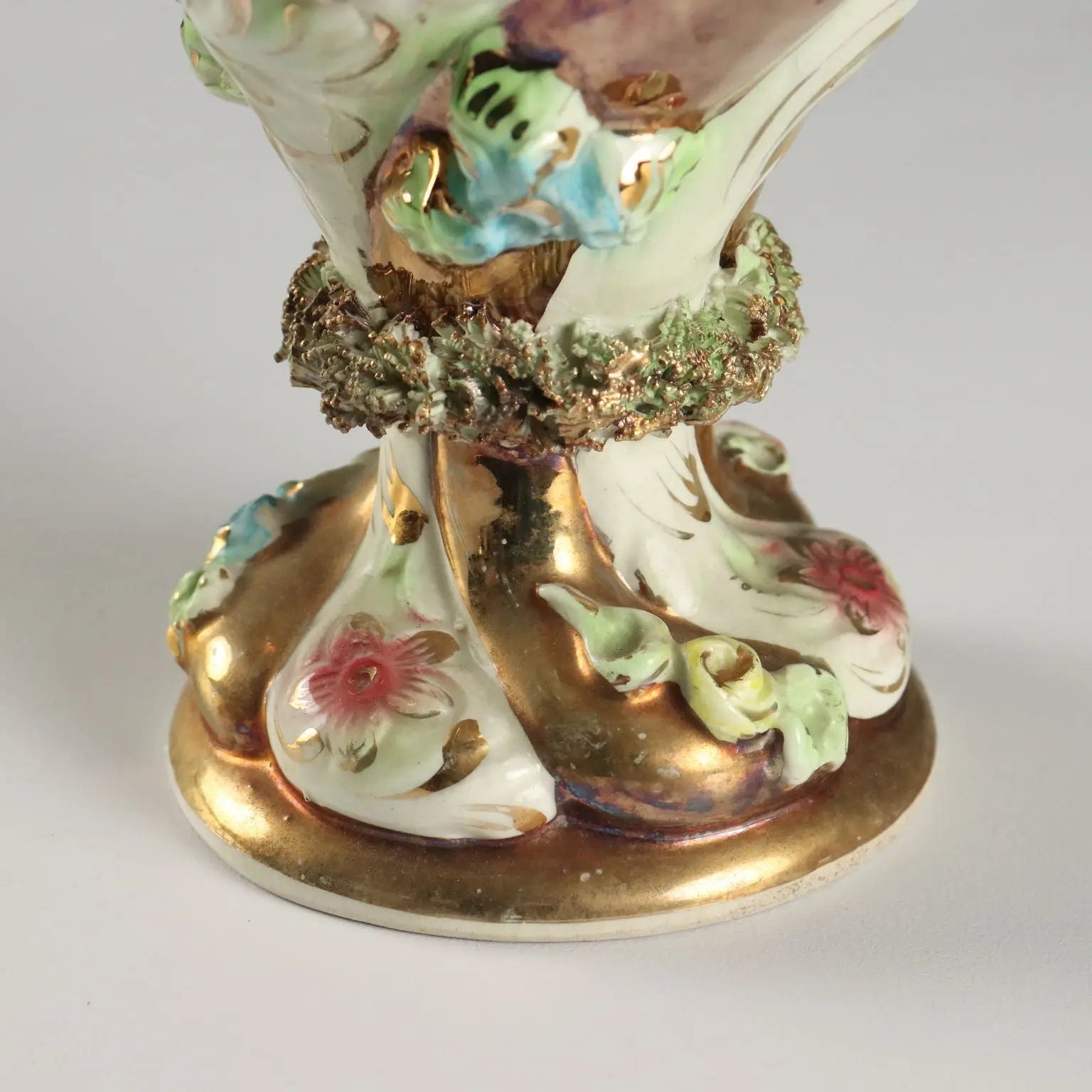 Vintage Vases with Plate Capodimonte's Manufacture Italy 1950s-60s - Italy, 1950s-1960s | Antiques | Ceramics Products