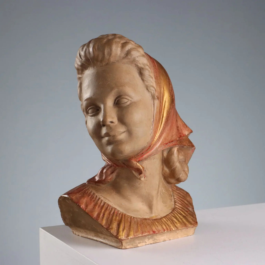 Antique Figurine Female Face Italy XIX-XX Century - Italy, XIX-XX Century | Antiques | Ceramics Products