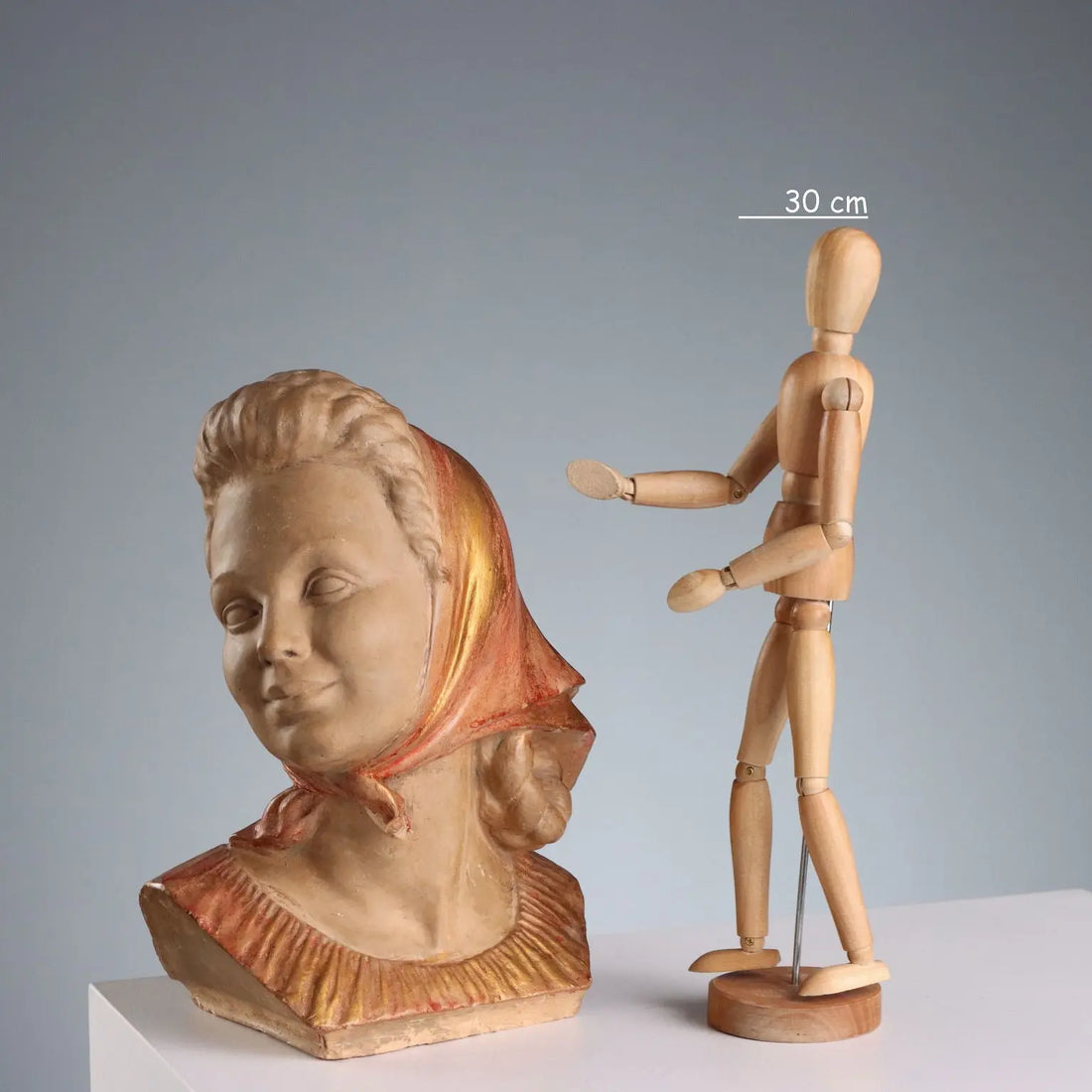 Antique Figurine Female Face Italy XIX-XX Century - Italy, XIX-XX Century | Antiques | Ceramics Products