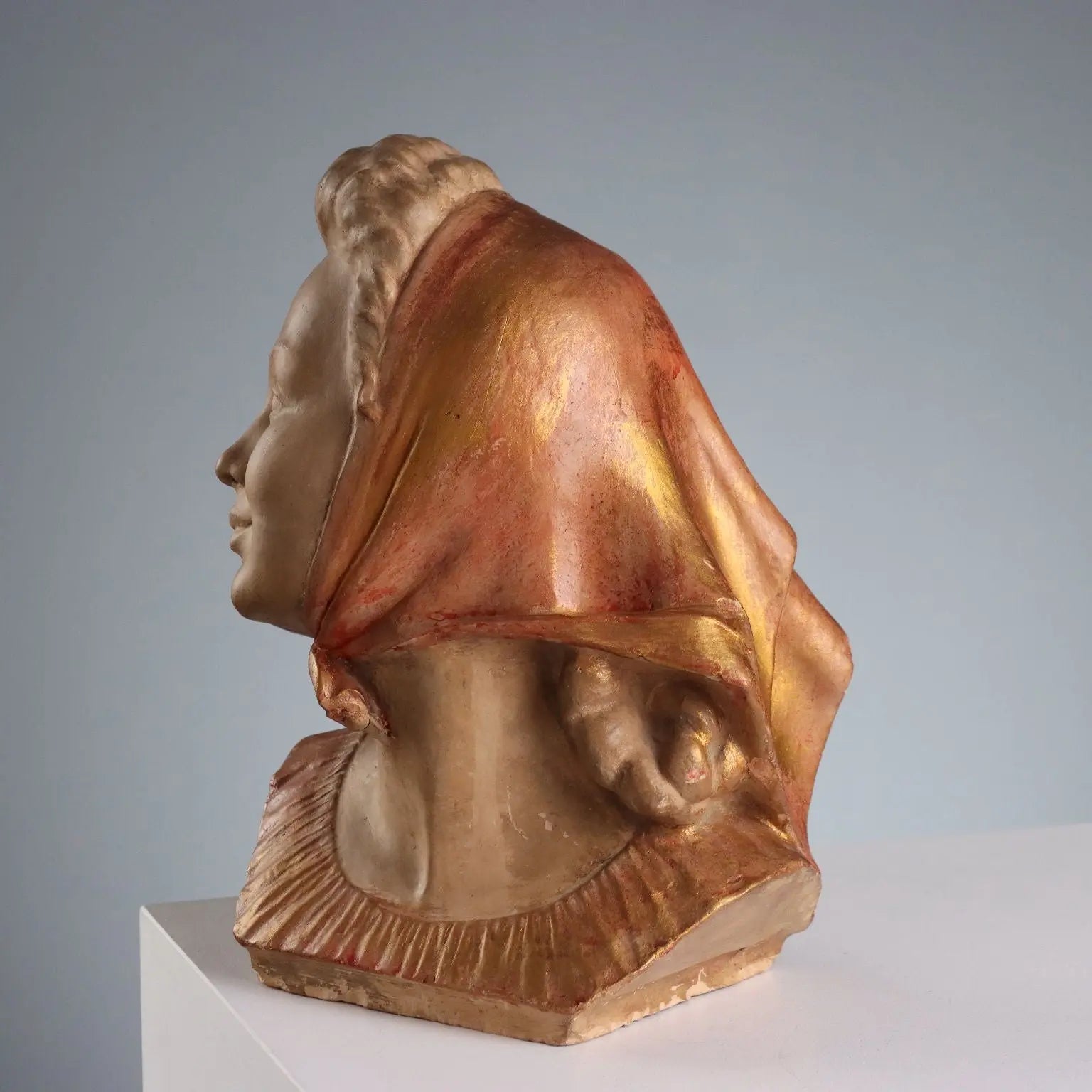 Antique Figurine Female Face Italy XIX-XX Century - Italy, XIX-XX Century | Antiques | Ceramics Products