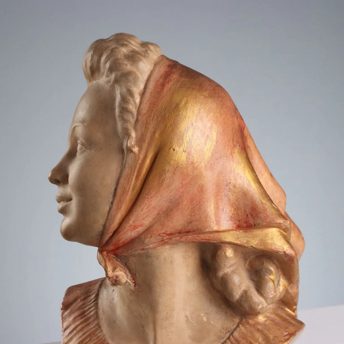 Antique Figurine Female Face Italy XIX-XX Century - Italy, XIX-XX Century | Antiques | Ceramics Products