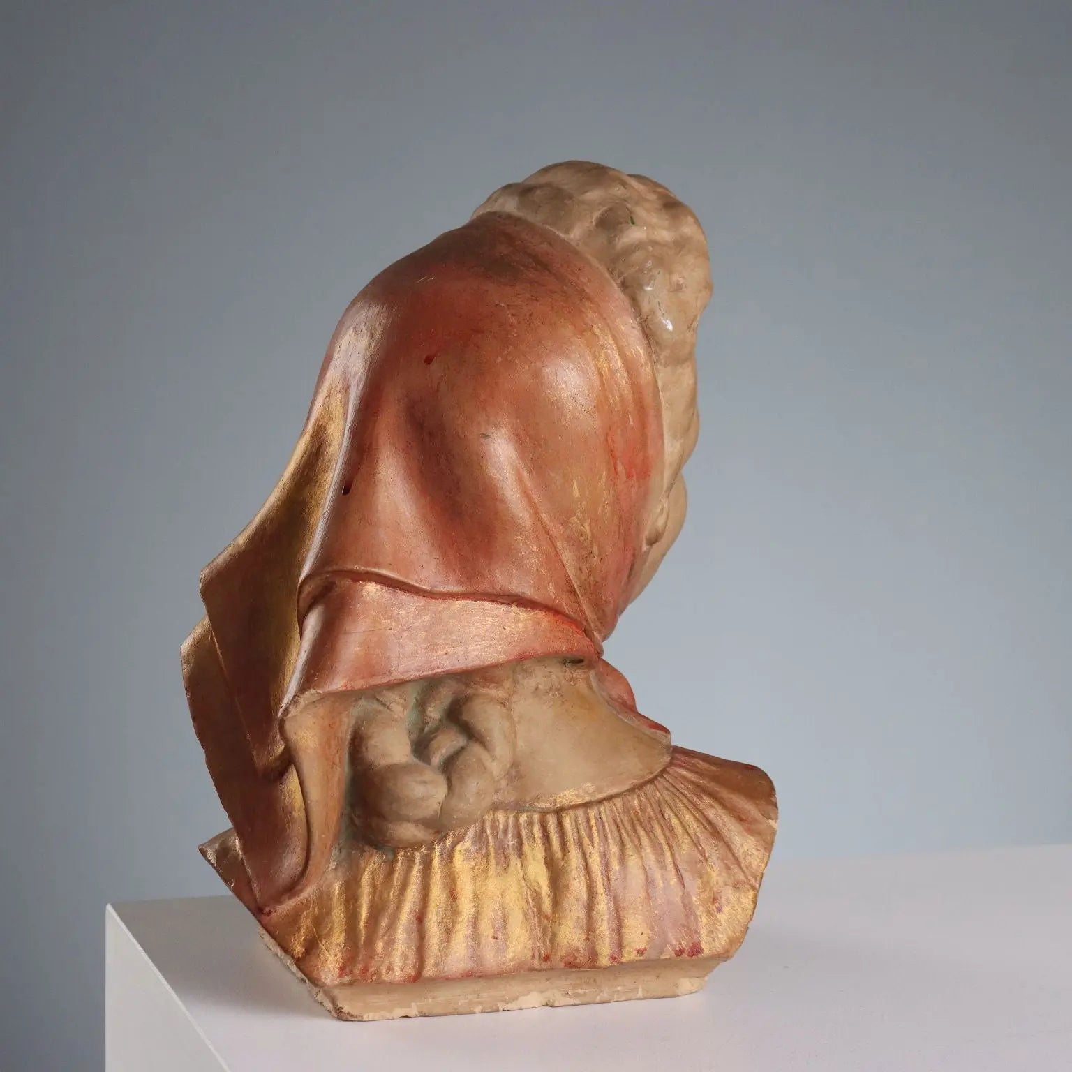 Antique Figurine Female Face Italy XIX-XX Century - Italy, XIX-XX Century | Antiques | Ceramics Products