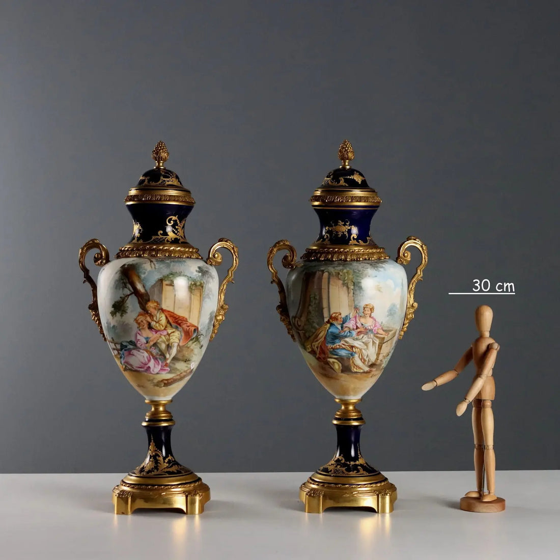 Antique Vases Sèvres Porcelain Decorations France XIX Century - France, Late XIX - Early XX Century | Antiques | Ceramics Products