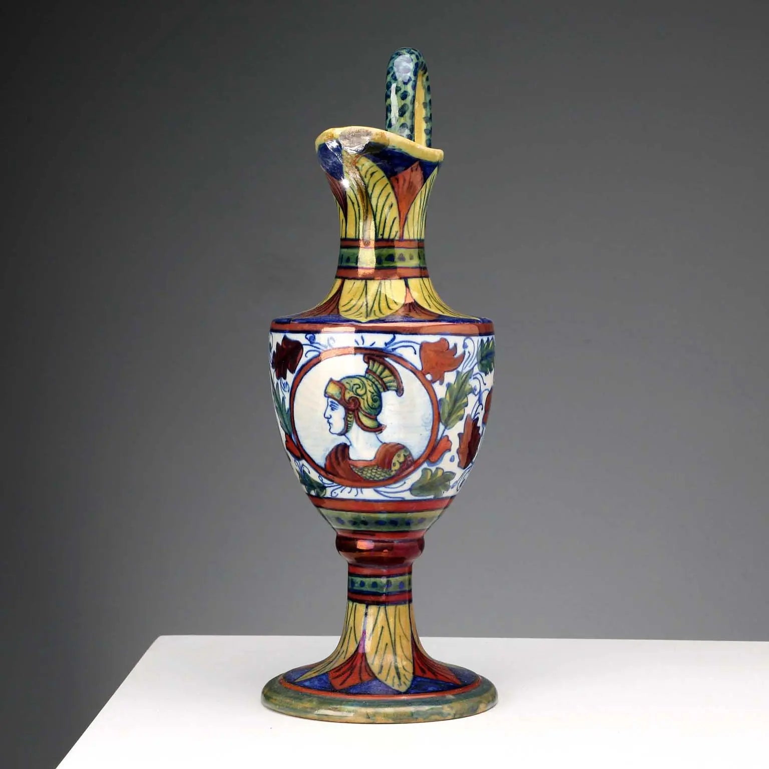 Vintage Pourer Gualdo Tadino Manufacture Majolica Italy 1930s - Italy, 1930s | Antiques | Ceramics Products
