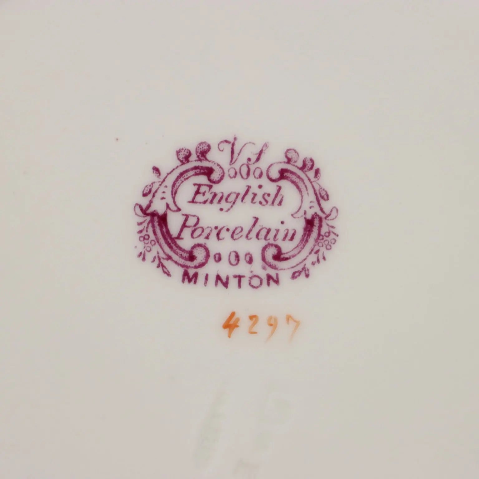 Antique Minton Porcelain Saucer Set England XIX Century - England, XIX Century | Antiques | Ceramics Products