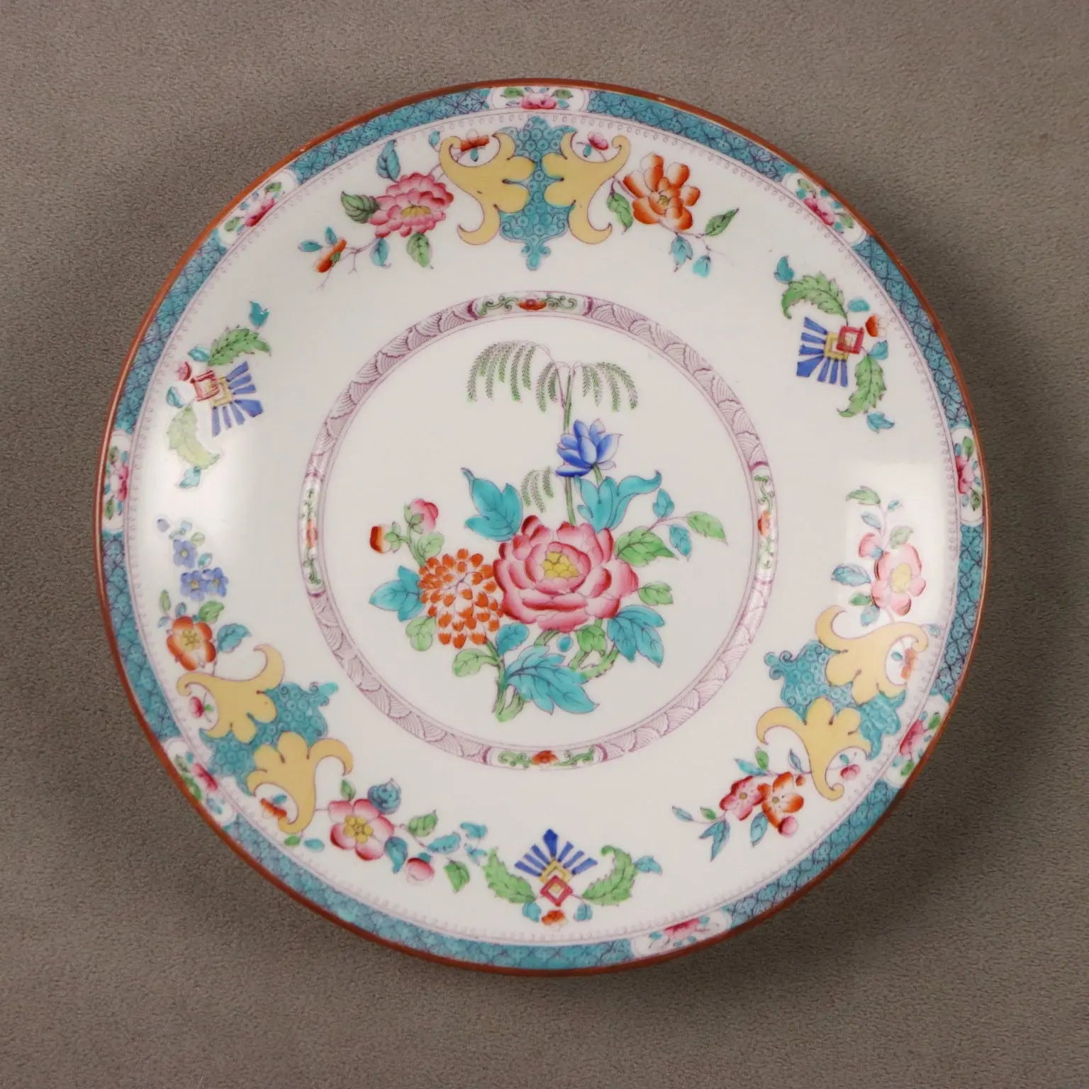 Antique Minton Porcelain Saucer Set England XIX Century - England, XIX Century | Antiques | Ceramics Products