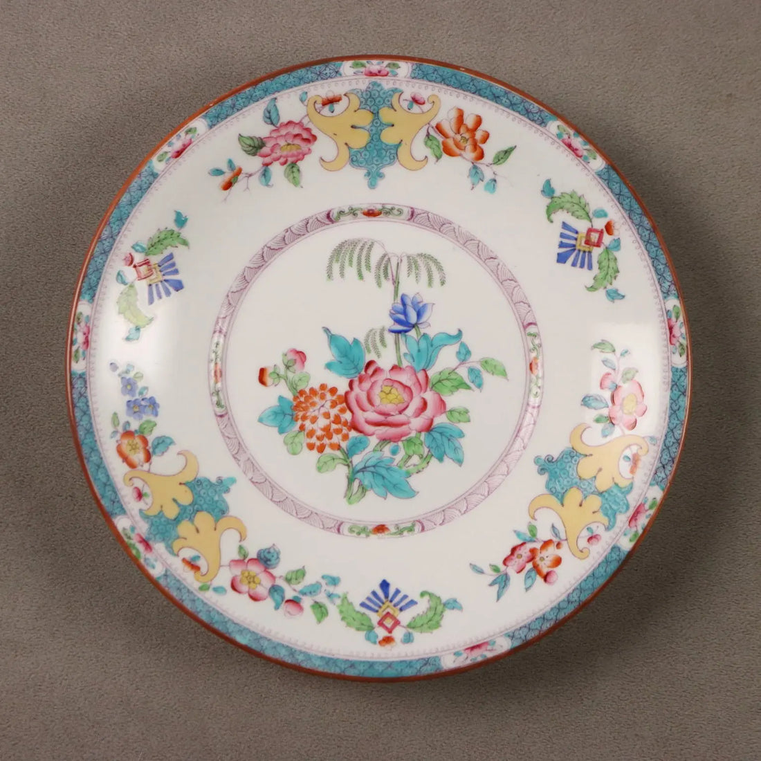 Antique Minton Porcelain Saucer Set England XIX Century - England, XIX Century | Antiques | Ceramics Products